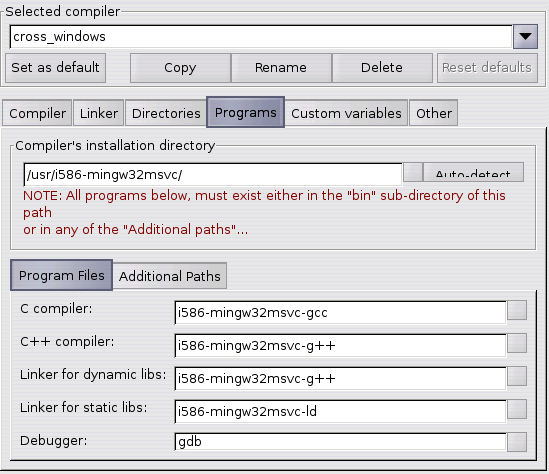 Code Blocks Compiler Setup Psadochef