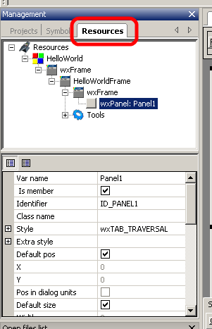 WxSmith tutorial: Hello world - Code::Blocks